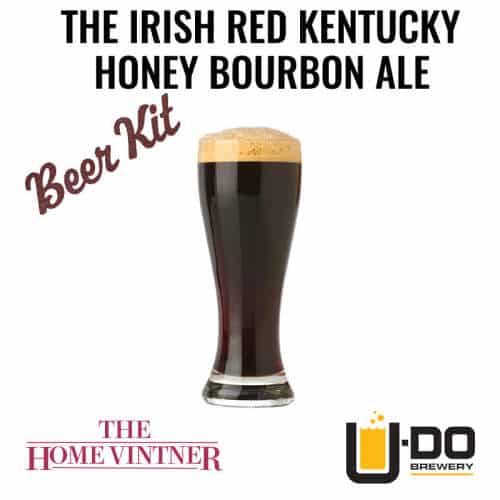 THE IRISH RED KENTUCKY HONEY BOURBON ALE-U-DO-BEER KIT